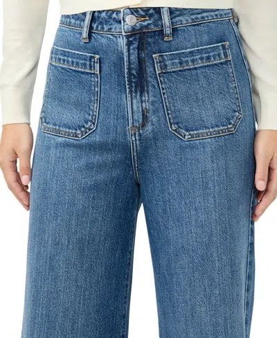 Silver Jeans Co. Women's 70s High Rise Wide Leg Jeans In Blue