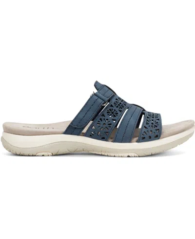 Earth Women's Sinci Fisherman Flat Slip-on Sandals In Dark Blue