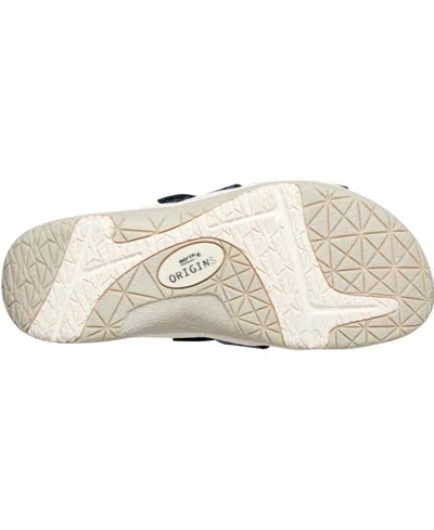 Earth Women's Sinci Fisherman Flat Slip-on Sandals In Dark Blue