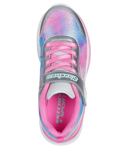 Skechers Little Girls Aloha Dream Fastening Strap Casual Sneakers From Finish Line In Multi