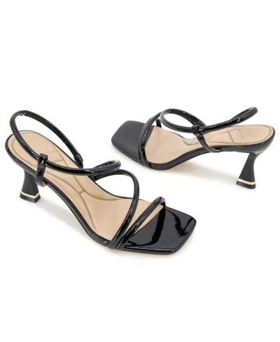 Kenneth Cole New York Women's Dreama Square Toe Dress Sandals In Black Patent