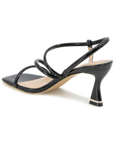 Kenneth Cole New York Women's Dreama Square Toe Dress Sandals In Black Patent