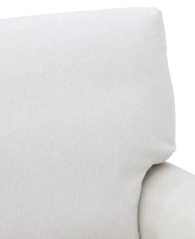 Macy's Reiter Fabric Swivel Accent Chair, Exclusively At  In Linen