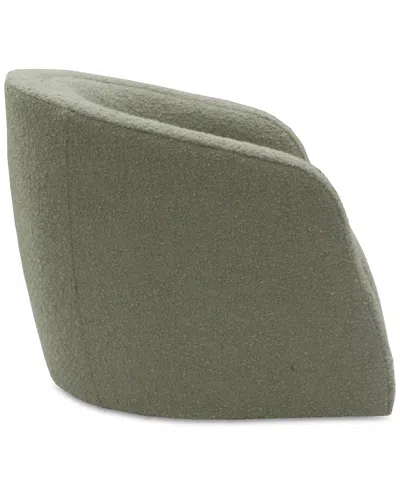 Macy's Reiter Fabric Accent Swivel Chair, Exclusively At  In Grass