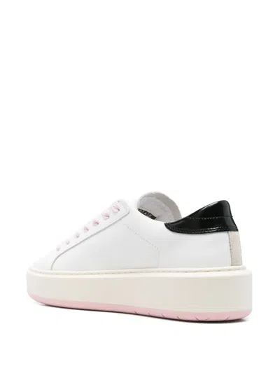 Date D. A.t. E. Woman Sneakers White Size 6.5 Leather In White