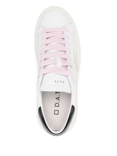 Date D. A.t. E. Woman Sneakers White Size 6.5 Leather In White