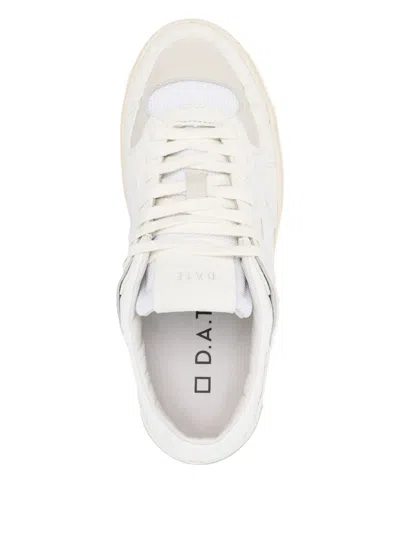 Date Panelled Sneakers In Neutrals