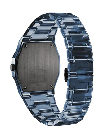 D1 Milano Watch Nylon 39 Mm In Blue