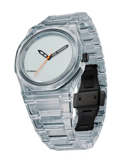 D1 Milano Watch Nylon 39 Mm In Blue