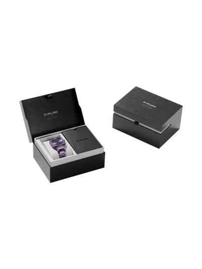 D1 Milano Watch Square Bracelet 32 Mm In Violet