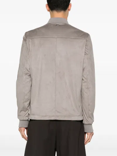 人造绒面皮飞行员夹克