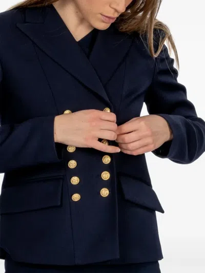 Seafarer Wool Blazer In Blue