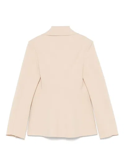 Mrz Single-breasted Blazer In Neutrals