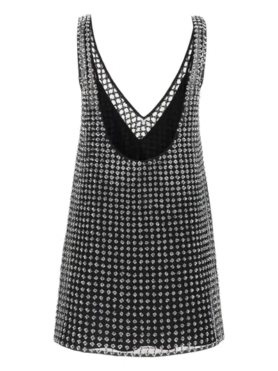 Max Mara Rita Sequined Mini Dress In Black