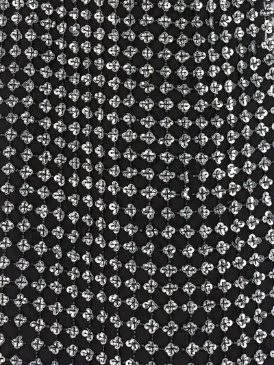 Max Mara Rita Sequined Mini Dress In Black