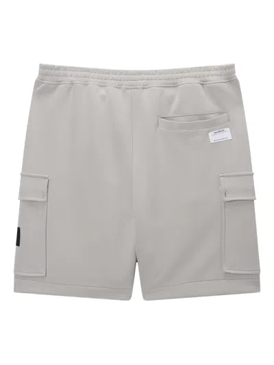 Izzue Logo-appliqué Cargo Shorts In Grey