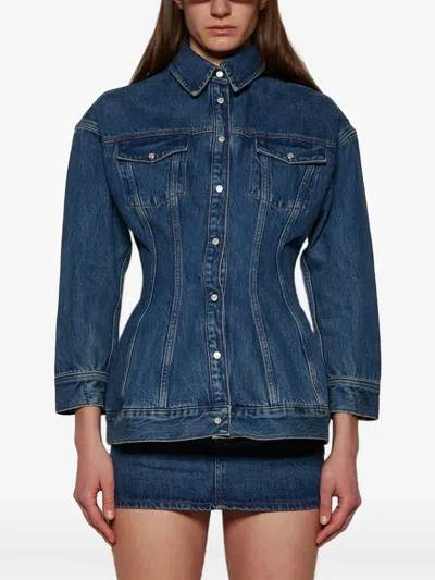 Wardrobe.nyc Wardrobe. Nyc Denim Contour Jacket In Multi