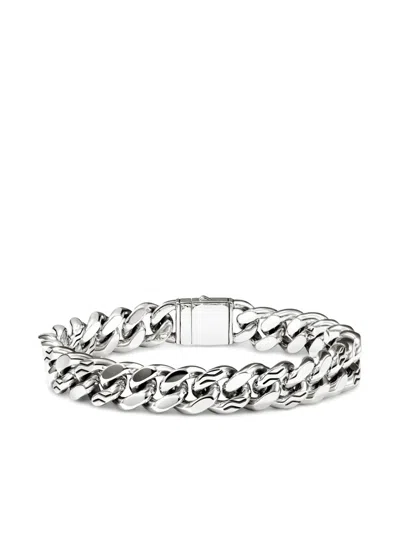 John Hardy Sterling Silver Chain Heavy Curb Link Chain Bracelet