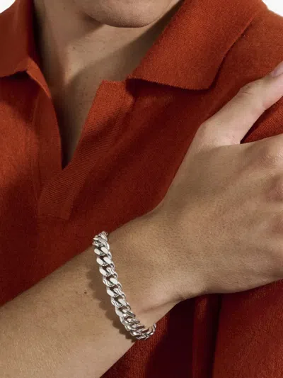 John Hardy Sterling Silver Chain Heavy Curb Link Chain Bracelet
