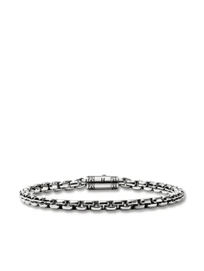 John Hardy Sterling Silver Chain Box Chain Bracelet In Gray