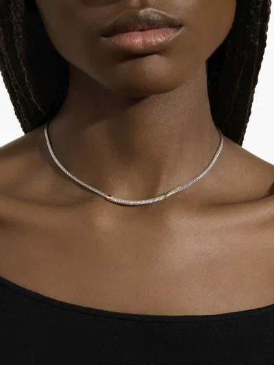John Hardy Jh Essential Diamond Necklace In Silver