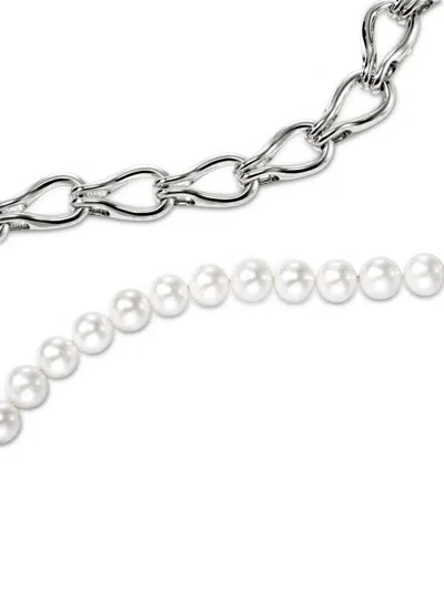 John Hardy Surf Silver Necklace In Sterling Silver