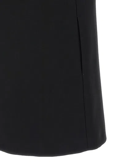 Max Mara Black Delis Dress In Black