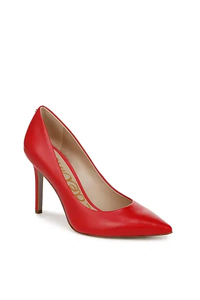 Sam Edelman Hazel Pointed-toe Heels In Red