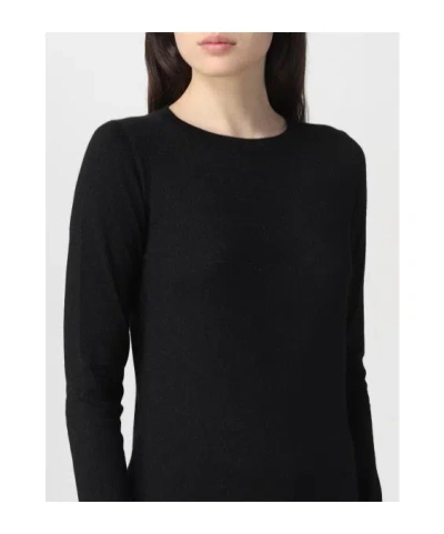 Brunello Cucinelli Boat Neck Cashmere & Lurex Knit Sweater In Black