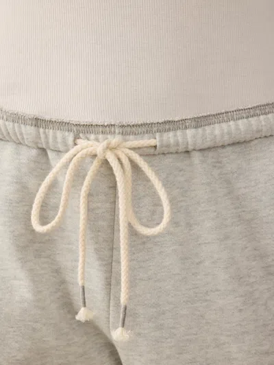 Faherty High Standard Fleece Sweatpant In Light Grey Heather