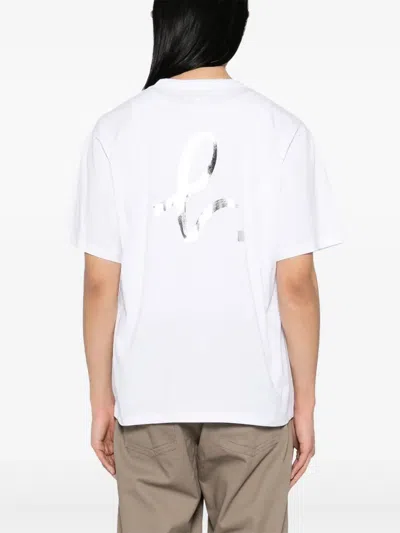 Agnès B. Logo-print T-shirt In White