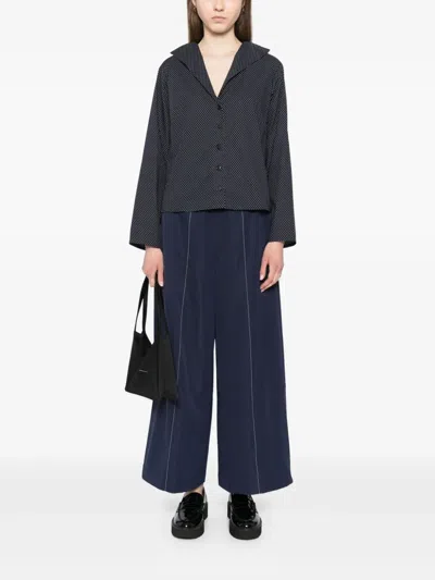 Agnès B. Dot Shirt In Blue