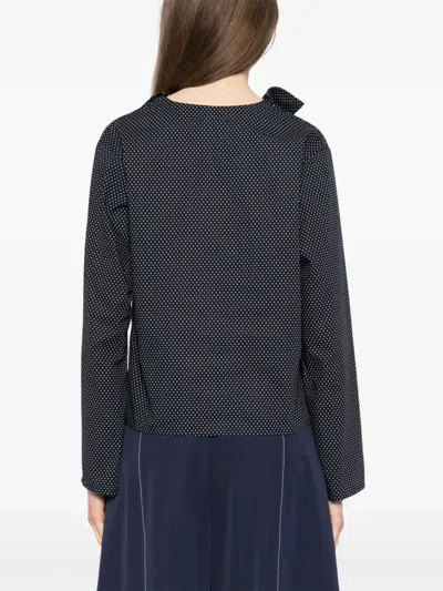 Agnès B. Dot Shirt In Blue