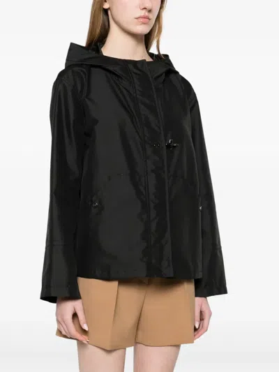 Fay Short Parka In Black