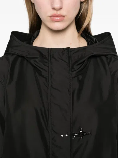 Fay Short Parka In Black