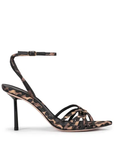 Le Silla 80mm Bella Sandals In Brown