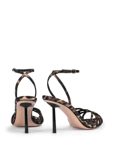 Le Silla 80mm Bella Sandals In Brown