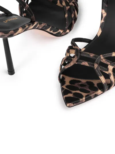 Le Silla 80mm Bella Sandals In Brown