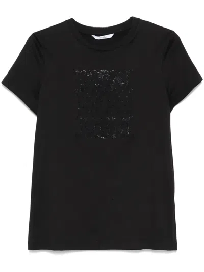 Max Mara Taverna Logo T-shirt Black