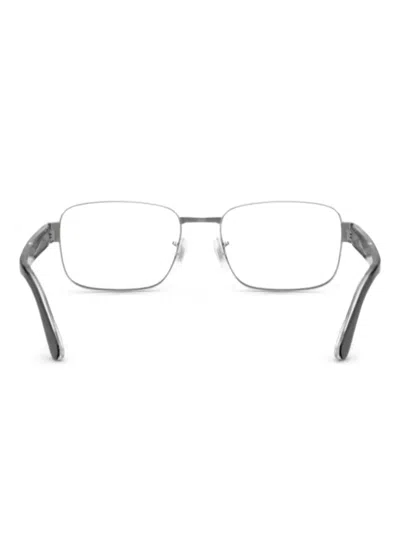 Ray Ban Rectangle-frame Glasses In Brown