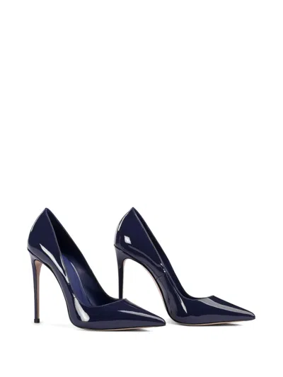 Le Silla Bella Leather Pumps In Blue
