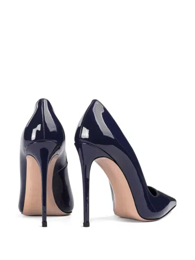 Le Silla Bella Leather Pumps In Blue