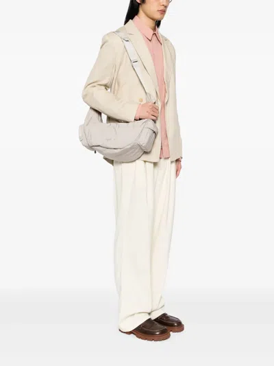 Agnès B. Nylon Shoulder Bag In Neutrals