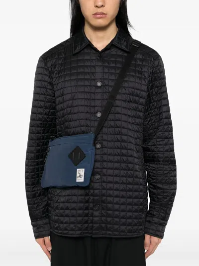 Agnès B. Canvas Shoulder Bag In Blue