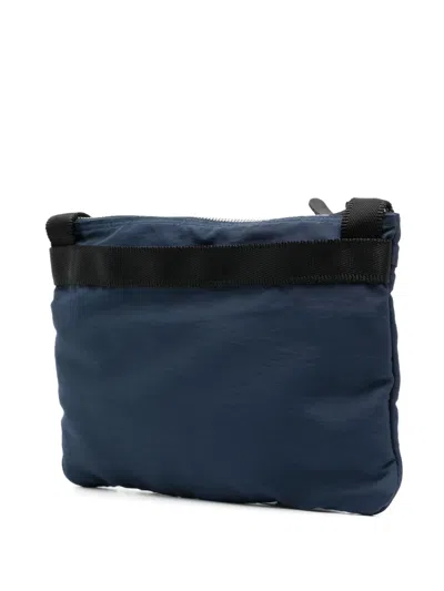 Agnès B. Canvas Shoulder Bag In Blue