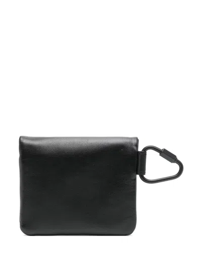 Agnès B. Leather Wallet In Black