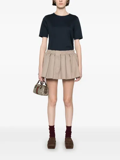 Herno Short Sleeve Tee In Blue