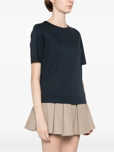 Herno Short Sleeve Tee In Blue