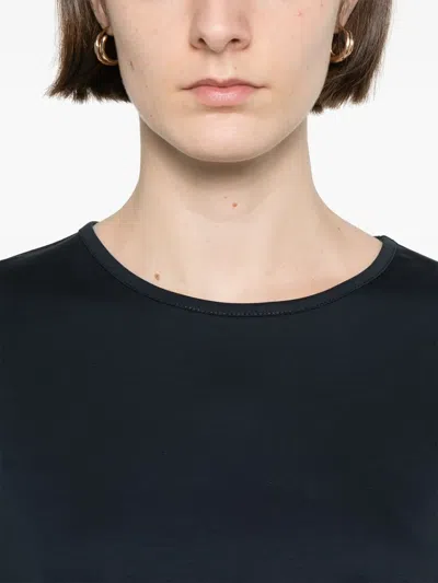 Herno Short Sleeve Tee In Blue