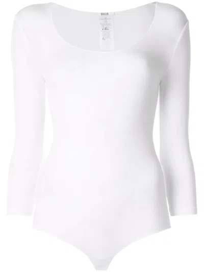 Wolford Tokio Thong Bodysuit In White